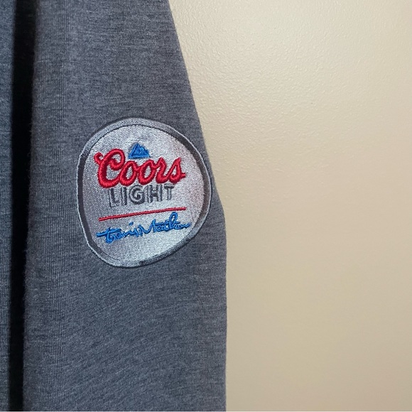 Travis Mathew Shirt 1/4 Zip Pullover Long Sleeve Golf Embroidered Logo Gray XXL - Picture 3 of 7